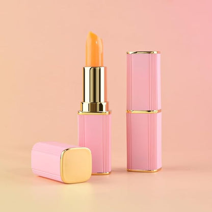 Cherry blossom lipstick Color Changing Lipstick PH Lipstick Lip Balm ,Rich in Vitamin E for All-Day Moisture,Temperature Change Long Lasting Moisturizer Waterproof labiales (cherry blossom)
