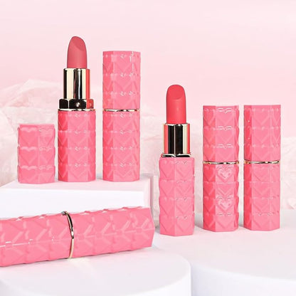 3Pcs Nude Pink Beige Rose Mauve Matte Lipstick Pack Sets for Women Silky Velvet Lipstick Matte Long Lasting Smudge Proof Lipstick Lip Stain Makeup Set Kit matte lipstick 24 hours original 03